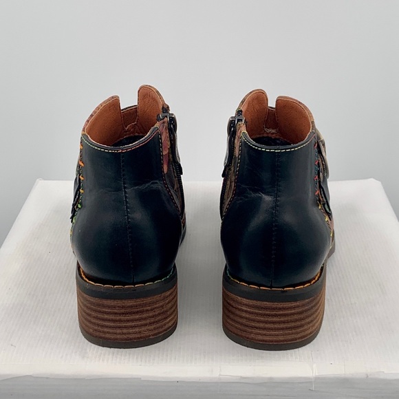 NWT L’Artiste by Spring Step Georgiana-Rose Women’s Hand Painted Ankle Booties - Picture 4 of 15